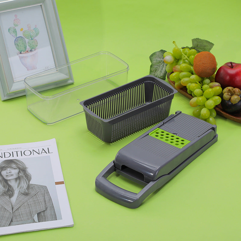 16-in-1 Premium Veggies Chopper – Effortless Vegetable & Fruit Preparation for Your Kitchen